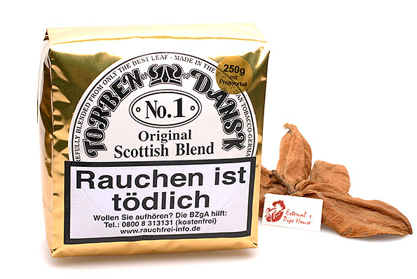 Torben Dansk No. 1 Scottish Blend Pipe tobacco 250g Economy Pack Torben Dansk No. 1 Scottish Blend Pipe tobacco 250g Economy Pack